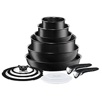T-fal Ingenio Expertise Nonstick Cookware Set-Fry, Sauce Pan, Pots, 13 piece, Black T-fal Ingenio Expertise Nonstick Cookware Set-Fry, Sauce Pan, Pots, 13 piece, Black
