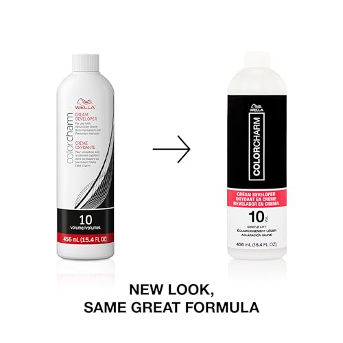 COLORCHARM Cream Hair Color Developers | For Activating Color, Highlighting, Gray Coverage, Blending, and Rich Multi-Dimensional End Results | Vegan | Various Sizes | Packaging May Vary
