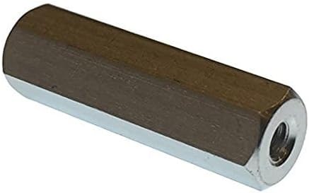 Hex Standoff, Female-Female, Aluminum, Plain Finish, 4-40 inch Screw Size, 1/4 inch OD, 5/8 Body Length, (Pack of 1000)