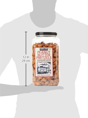 KIRKLAND SIGNATURE PEANUT BUTTER PRETZELS, 55 OZ