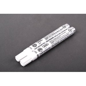 Amazon.com: Genuine Volkswagen Pure White Touch Up Paint Code LC9A ...