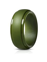 8 anillos de silicona para boda de silicona.