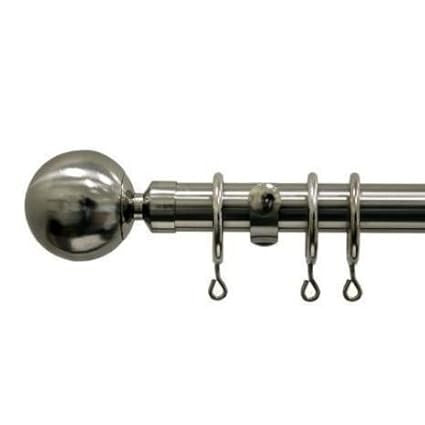 Forge 28 32mm Heavy Duty Telescopic Extendable Metal Curtain