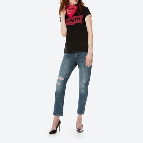 Femme The Perfect Tee T-Shirt, Stonewashed Black , M