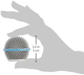Shure RK265G Grille for Wired and Wireless BETA 58A, BETA 58M and BETA 58MR (Matte), Silver - Image 4