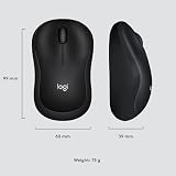 Logitech M220 SILENT Wireless Mouse 2.4 GHz 1000 DPI Ambidextrous Grey view 11