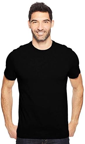 CHRYSOLITE Plain T Shirt in Black