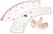 Unicorn Glitter Cupcake Toppers + Wrappers - Set of 24 by Just For Fun Shop | Girls Birthday Party Supplies - Rainbow and Gold Glitter Decorations | Cute favors for Baby Shower