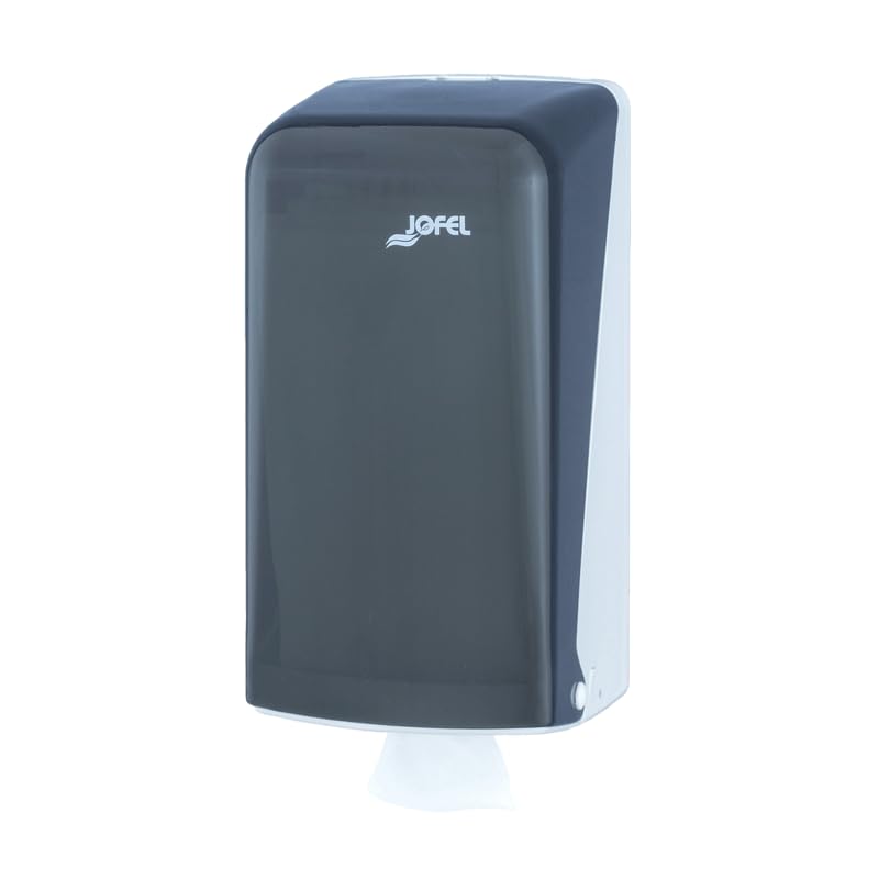 Jofel AH71400 Paper Towel Dispenser, Zig-Zag, Smoky
