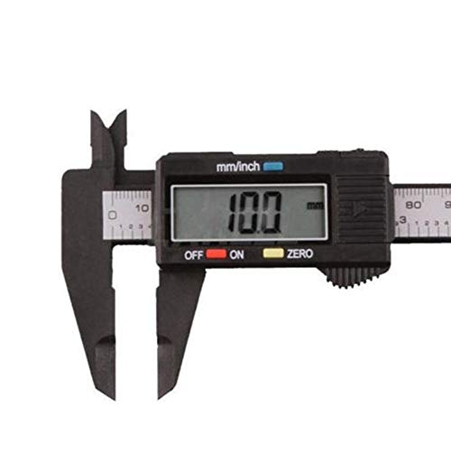 Digital Caliper, Jsdoin 0-6" Calipers Measuring Tool - Electronic Micrometer Caliper with Large LCD Screen, Auto-off Feature, Inch and Millimeter Conversion (Black) - Thumbnail 2
