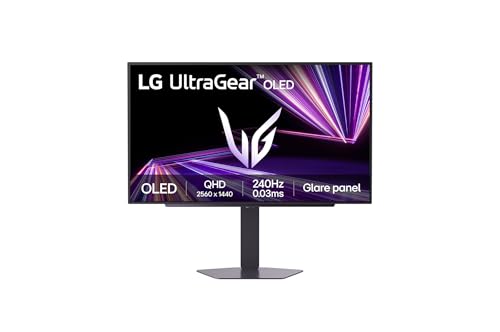 LG Ultragear™ 27GX704A-B.AEU (27 Zoll) WQHD OLED Gaming-Monitor, 240Hz, AMD FreeSync™ Premium Pro, DisplayHDR™ True Black 400, 2X HDMI 2.1, Schwarz