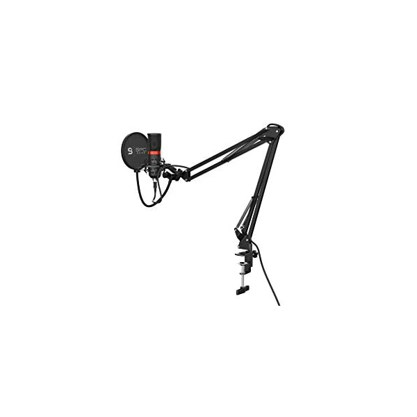 SPC Gear SM950 Streaming USB Mikrofon, schwarz – Bild 5