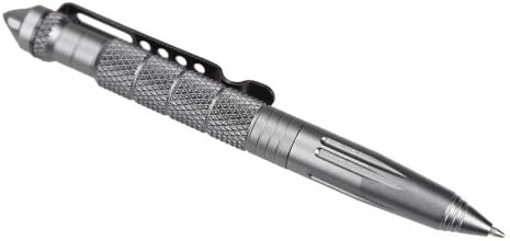 WinnerBeen Multifuction Aluminum Self Defense Pen Glass Breaker Tool(Grey)