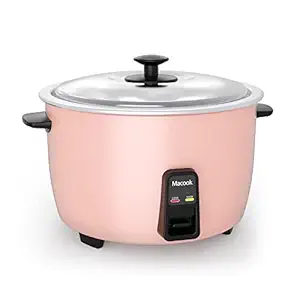 Macook 4.2 Liter 1650-Watts Commercial Electric Rice Cooker with 2 Cooking Pans, Measuring Cup, Rice Scoop, big gathering, party, cafeteria, hotel kitchen, MCIN-00012