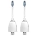 Amazon Brand - Solimo Sonic Replacement Brush Heads, 2 Count (Fits PHILIPS Sonicare Screw-On Electric Toothbrushes)