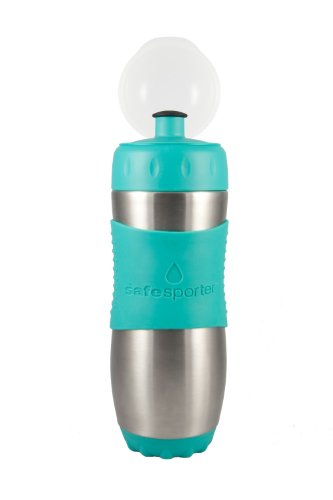 Kid basix safe sporter stainless steel water bottle for…
