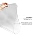 Awnour Clear Desk Pad Blotter on Top of Desks - 34 x 17 inches - Non Slip Desk Writing Mat for Office and Home - Round Edges - Textured/Forested - Mouse Pad Included. (34 x 17)