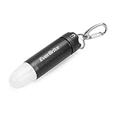 EverBrite Mini Bullet LED Keychain Flashlight Magnetic Control Switch Key Ring Torch Light For Daily Carry Emergency Battery Included