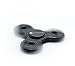 Spinfid Fidget Spinner Toy Stress Reducer for Kids and Adult PREMIUM Hybrid Ceramic Bearing (Non 3D Printed) Ultra Durable Frame,Long Spin Times Dirt Resistant - Matte Black