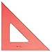 Alvin, Triangle Ruler with Fluorescent Edges, Drafting Tool Kits - 84-inches, 45/90 Angle