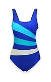 ReliBeauty Women's Lined U-Neck One Piece Bathing Suit Swimsuits