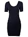 Tom's Ware Womens Classic Slim Fit Bodycon Dress