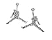 Michael Air Jordan Jumpman Silver Tone CZ Stud Hip Hop Bling Earrings
