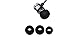 Cotila Single Ear Headset - in Ear Headphones with Mic and in-Line Control - Ergonomic One Ear Headphones for Driving, Running, Gaming, Working - Universal Stereo Earbuds Noise Cancelling Earphones