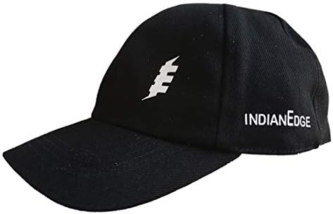 IndianEdge Unisex Black Cap