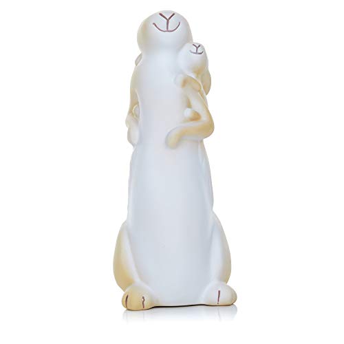 Guess How Much I Love You All Natural Rubber Squeaky Bunny Teether, 6.