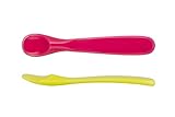 Baby's First Feeding Spoon, 4 Mon+ | Patented Self-Latching Tulip Tip | (2 Pack)