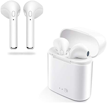 Wireless Bluetooth Earphones 12Hrs Playtime Built-in Mic Music earphones IPX5 Waterproof Bluetooth Sports Earphones Deep Bass Stereo Calls Wireless Earbuds for Samsung Galaxy Huawei Xiaomi