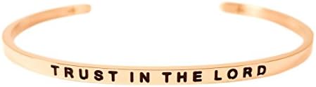 TRUST IN THE LORD Bracelet (Rose Gold)
