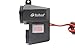 RioRand Waterproof 5V/2.1A Dual USB Output Motorcycle Handlebar Clamp Power Adapter Charger USB Charging System with DC 12V Car Cigarette Lighter Socket - Black