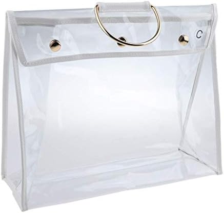 Transparent Dust Bag Clear Purse Organizer Dustproof Handbag Wardrobe Hook Holder Valentine's Day