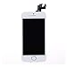 cellphoneage for iPhone 5S New LCD Touch Screen Replacement with Home Button and Camera Full Set Digitizer Diplay Assembly Replacement White + Free Tool Kits + Free Screen Protector (White.)