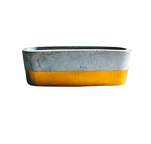 Gold Concrete Cement Minimalist Business Card Holder