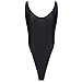 YiZYiF Women's Unlined Thong Swimsuit One-piece Bodysuit Leotard Top