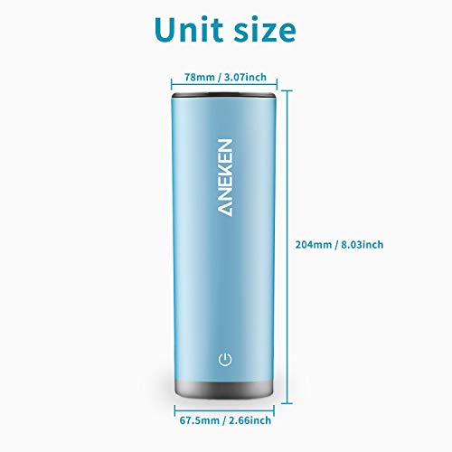 Aneken Ultrasonic Cleaner, Professional Portable Ultrasonic Glasses Cleaner / Jewelry Cleaner for Eyeglasses, Jewelry, Diamonds, Sunglasses, Rings and more, Blue