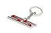 iJDMTOY Chrome Polished Ally Metal Super Sport SS Key Chain Fob Ring Keychain for All Chevrolet Chevy Cars