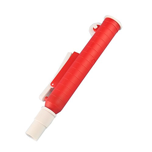Set of 3 Pipette Pumps: 25mL, 10mL, 2mL (red, green, blue)