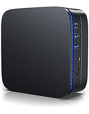 Mini PC,6GB RAM/128GB SSD Mini Computer with Intel Celeron J3455(up to 2.3GHz), Portable Micro Desktop Computer Support Gigabit Ethernet,2.4G+5G Dual WiFi for Home Business Office