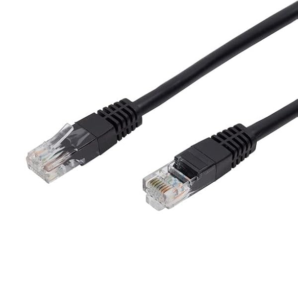 ONN 75FT CAT6 ROUND NETWORKING CABLE1 CBL, BLACK – HIGH-PERFORMANCE