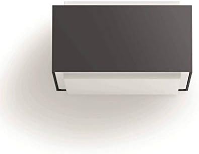 Hedgehog aplique de pared para exteriores (42 W), resistente a la intemperie para acentos de iluminación modernos, E27 luz sin bombilla, antracita