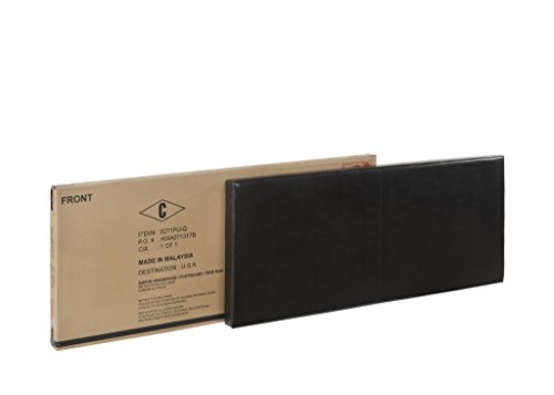 Crown Mark Upholstered Panel Bed in Black, Queen - Thumbnail 4