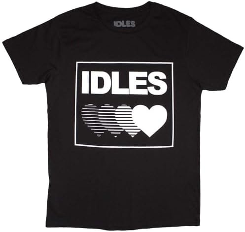 Rock Off officially licensed products Men's Idles Cartoon Flower T