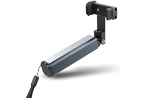 Silver, Foldable Airplane Phone Holder, 360° Adjustable Travel, Suitable for Trays, Suitcases, Desks, Bed Rails, Office Use