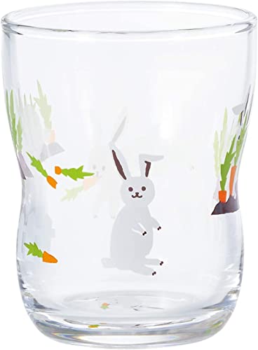 アデリア(ADERIA) 【 つよいこグラス S かくれんぼ うさぎ 130ml キッズデザイン賞受賞 30個セット 日本製 6086 】 クリア