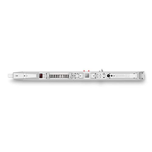 Akai Professional EWI5000 | Electronic Wind Instrument with Wireless Audio Receiver & USB MIDI Control (White) + MIDI Cable + Instrument Cable + 4 AA Batteries & White Charger