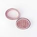 Koyal Wholesale Double Oval Velvet Ring Box, Dusty Rose Wedding Ceremony Ring Box with Detachable Lid, 2 Piece Engagement Ring Box Holder, Proposal Idea, Slim Ring Box with Cushion